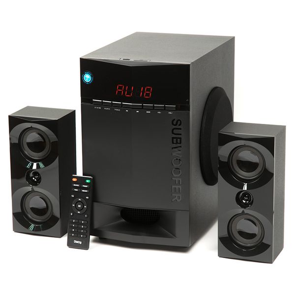 Акустические колонки Dialog AP-230 Progressive, 2.1, 35W+2*15W RMS, Bluetooth, USB, SD, чёрный