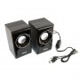 Акустические колонки Dialog AST-15UP Stride 6W RMS -  2.0, питание от USB, чёрный