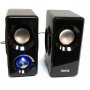 Акустические колонки Dialog AST-25UP Stride 6W RMS -  2.0, питание от USB, чёрный