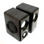 Акустические колонки Dialog AST-25UP Stride 6W RMS -  2.0, питание от USB, чёрный