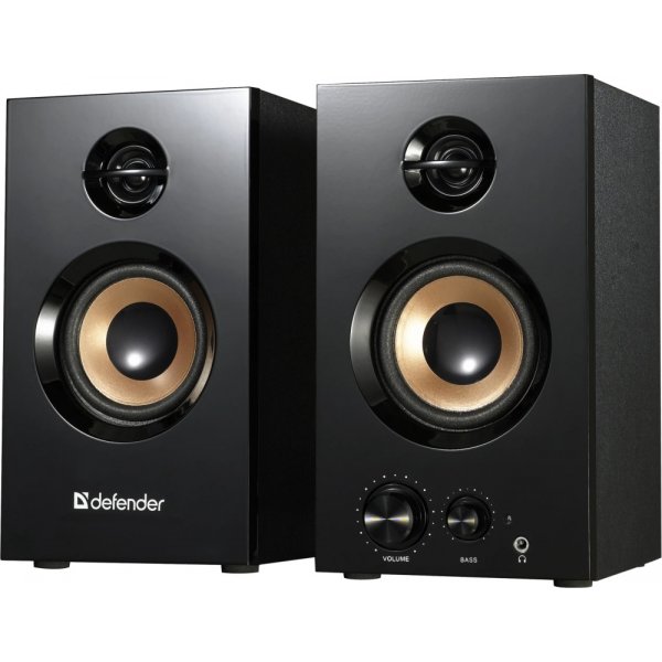 Акустическая 2.0 система Defender Aurora S20 20 Вт, деревянный корпус, 220В