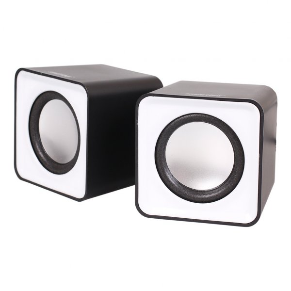SBA-2810 Мультимед.стерео колонки 2.0 SmartBuy MINI, 4Вт, USB серые