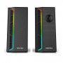 SBA-4600 Акустическая система 2.0 SmartBuy NEON MELODY 2, мощность 6 Вт, USB, RGB-подсветка, чёрный