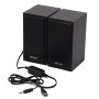 Акустические колонки GFPoWeR TS-01, 6Вт, питание USB, чёрное дерево (30)