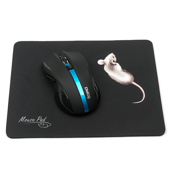 Коврик для мыши PM-H15 mouse Dialog - чёрный рисунок мышки