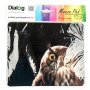 Коврик для мыши PM-H15 owl Dialog - чёрный рисунок сова