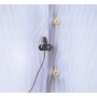 Микрофон MIC-109, компьютерный, на прищепке, кабель 1.8м, чёрный, Defender