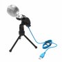Микрофон RDM-127 Ritmix конденсаторный, на штативе-подставке, USB, кабель 1.5м, чёрный