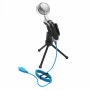 Микрофон RDM-127 Ritmix конденсаторный, на штативе-подставке, USB, кабель 1.5м, чёрный