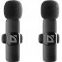 Микрофон Defender Talky-138 wrls, петличный, на прищепке, чёрный (2 шт)