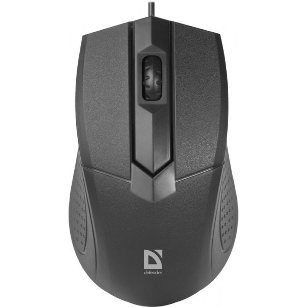 Мышь проводная Defender Optimum MB-270 чёрный, оптическая, 3 кнопки, 1000 dpi