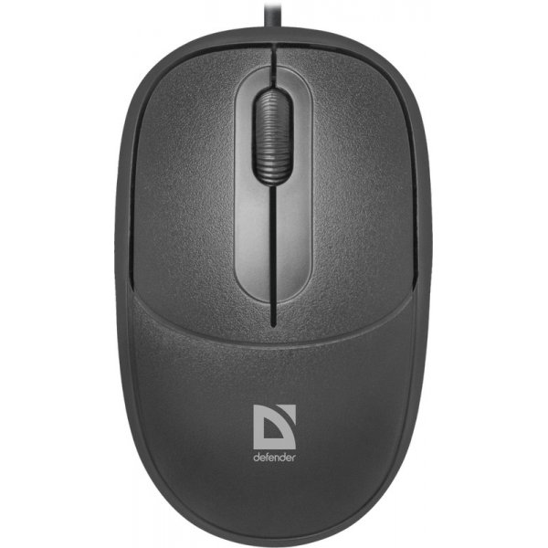 Мышь проводная Defender Datum MS-980 чёрный, оптическая, 3 кнопки, 1000 dpi