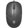 Мышь проводная Defender Datum MS-980 чёрный, оптическая, 3 кнопки, 1000 dpi
