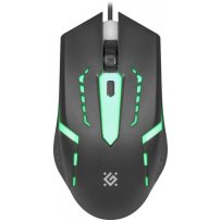 Мышь проводная Defender Flash MB-600L 7цветов, оптическая, 4кнопки, 800-1200 dpi