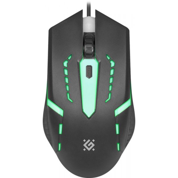 Мышь проводная Defender Flash MB-600L 7цветов, оптическая, 4кнопки, 800-1200 dpi