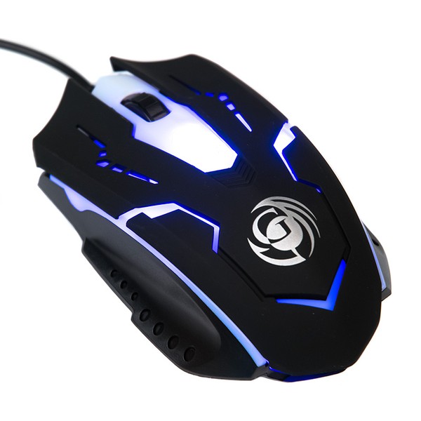 Мышь проводная MGK-05U Dialog Gan-Kata - игровая, 4 кнопки + ролик прокрутки, подсветка, USB, чёрная
