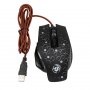 Мышь проводная MGK-11U Dialog Gan-Kata - игровая, 4 кнопки + ролик прокрутки, подсветка, USB, чёрная