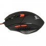 Мышь проводная MOG-11U Nakatomi Gaming mouse - игровая, 6кнопок+ролик прокрутки,USB, чёрная