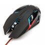Мышь проводная MOG-20U Nakatomi Gaming mouse - игровая, 6кн+ролик прокрутки,подсветка,USB, чёрная