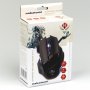 Мышь проводная MOG-21U Nakatomi Gaming mouse - игровая, 7кнопок+ролик прокрутки,USB, чёрная