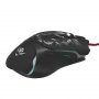 Мышь проводная MOG-25U Nakatomi Gaming mouse - игровая, 6кн+ролик прокрутки,подсветка,USB, чёрная