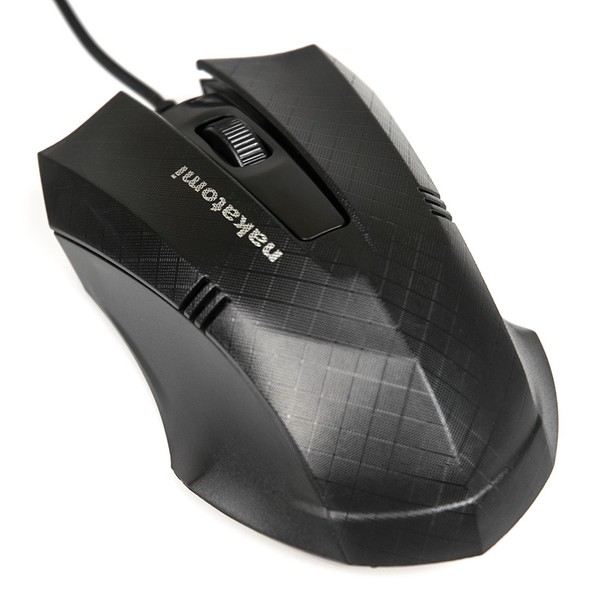 Мышь проводная MON-04U BLACK Nakatomi Navigator Optical-3кнопки+ролик прокрутки, USB