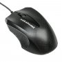 Мышь проводная MON-07U BLACK Nakatomi Navigator Optical-3кнопки+ролик прокрутки, USB