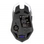 Мышь беспроводная MROG-15UR Nakatomi Gaming RF 2.4G Optical - игровая, 6 кнопок+ролик, с подсветкой 7 цветов, USB