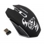 Мышь беспроводная MROG-15U Nakatomi Gaming RF 2.4G Optical - игровая, 6 кнопок+ролик, подсветка,USB