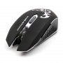 Мышь беспроводная MROG-15U Nakatomi Gaming RF 2.4G Optical - игровая, 6 кнопок+ролик, подсветка,USB