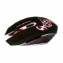 Мышь беспроводная MROG-15U Nakatomi Gaming RF 2.4G Optical - игровая, 6 кнопок+ролик, подсветка,USB