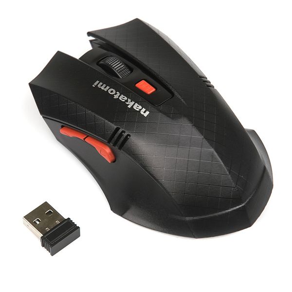 Мышь беспроводная MRON-04U BLACK Nakatomi Navigator RF 2.4G Optical-6кнопок+ролик прокрутки,USB,чёрн