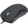 Мышь проводная игровая Defender Arga GM-049, радужная, чёрная, 6 кнопок, 3600 dpi (+коврик)
