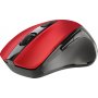 Мышь беспроводная Defender Prime MB-053, оптическая, 6 кнопок, 6D, 800-1600 dpi, бесшумная, красный