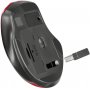 Мышь беспроводная Defender Prime MB-053, оптическая, 6 кнопок, 6D, 800-1600 dpi, бесшумная, красный