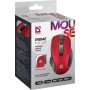 Мышь беспроводная Defender Prime MB-053, оптическая, 6 кнопок, 6D, 800-1600 dpi, бесшумная, красный