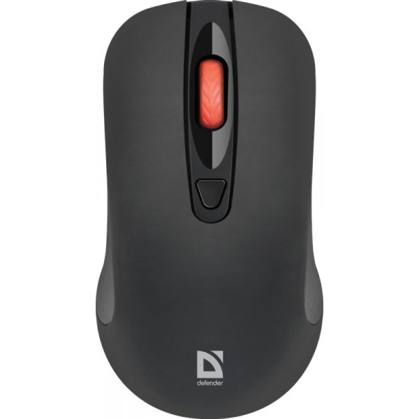 Мышь беспроводная Defender Nexus MS-195, оптическая, 4 кнопки, 800-1600 dpi, чёрный