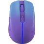 Мышь беспроводная Defender Mystery MM-301 LED 2.4G+2*BT, 4кн,1600 dpi, 500мАч, фиолетовый