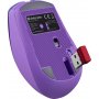 Мышь беспроводная Defender Mystery MM-301 LED 2.4G+2*BT, 4кн,1600 dpi, 500мАч, фиолетовый