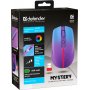 Мышь беспроводная Defender Mystery MM-301 LED 2.4G+2*BT, 4кн,1600 dpi, 500мАч, фиолетовый
