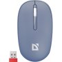 Мышь беспроводная Defender Smart MM-396, оптическая, 3 кнопки, 2,4G+BT, 500mAh, синий