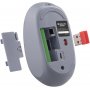 Мышь беспроводная Defender Smart MM-396, оптическая, 3 кнопки, 2,4G+BT, 500mAh, синий