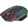 Мышь беспроводная игровая Defender Uran GM-503 LED, 8D, 400 mAh, 8 кн, 3200 dpi, чёрный