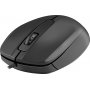 Мышь проводная Defender Alpha MB-507, 3D, оптическая, бесшумная, 1.8м, чёрный