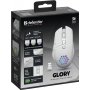 Мышь беспроводная игровая Defender Glory GM-514, LED, 7D, 400 мАч, 7 кнопок, 3200 dpi, белый