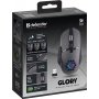 Мышь беспроводная игровая Defender Glory GM-514, LED, 7D, 400 мАч, 7 кнопок, 3200 dpi, чёрный