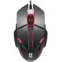 Мышь проводная Defender Host MB-982, оптическая, 7 цветов, 3 кнопки, 1000 dpi, чёрный