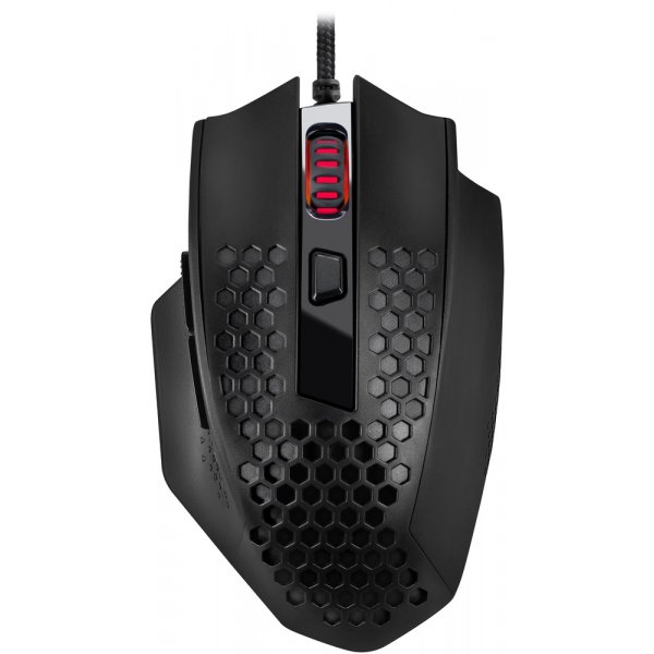 Мышь проводная игровая Redragon Bomber, RGB, 7кн, 12400 dpi