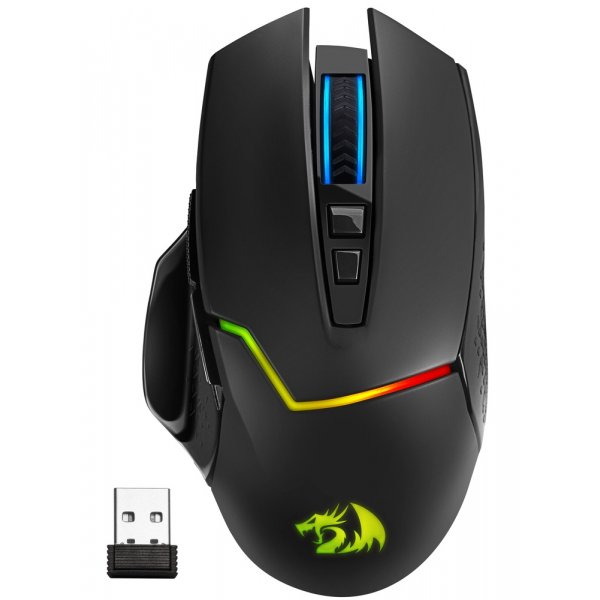 Мышь беспроводная Redragon Mirage Pro, игровая, ,RGB, 7кн, 2.4G, 8000 dpi