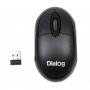 Мышь беспроводная MROC-10U Dialog Comfort RF 2.4G Optical-3кнопки+ролик прокрутки,USB, чёрная